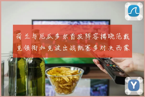 荷兰与厄瓜多尔首发阵容揭晓范戴克领衔加克波出战凯塞多对决西蒙斯